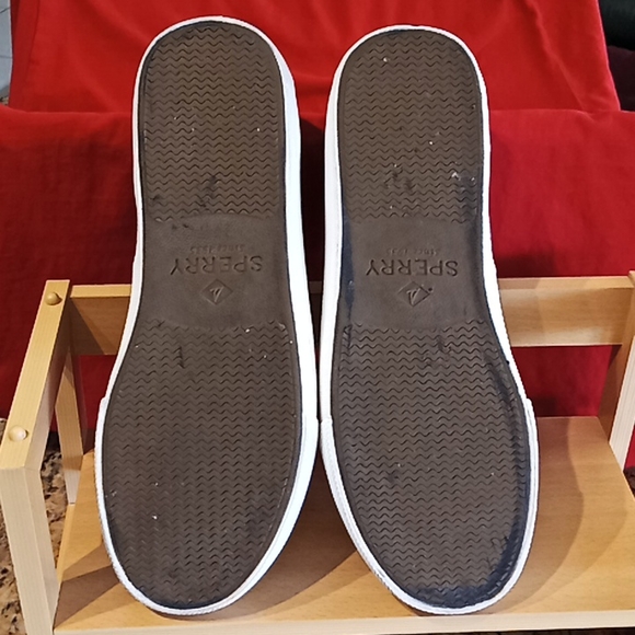 SPERRY Top Sider Men's Bahama Coral Print. Blue & White. Boat Shoes. Size 8. - Picture 7 of 16